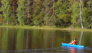 Canoeing or kayaking